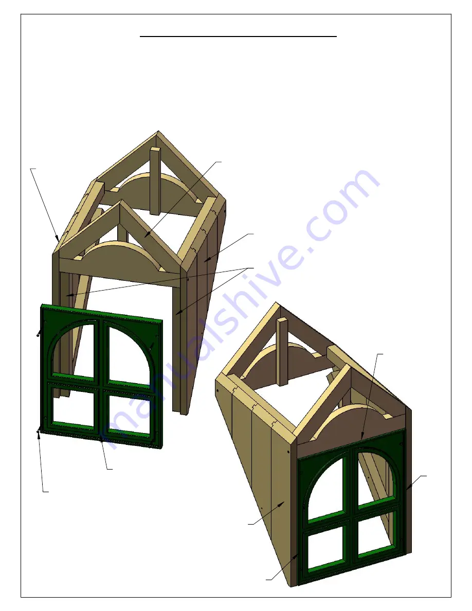 Gorilla Playsets Chateau Sierra Treehouse 1500AWFD Скачать руководство пользователя страница 98