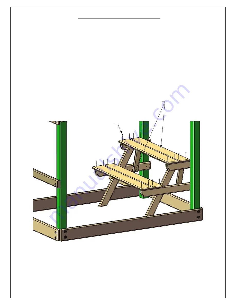 Gorilla Playsets Chateau Tower Treehouse with Fort Add On 1500AWFNS Скачать руководство пользователя страница 73