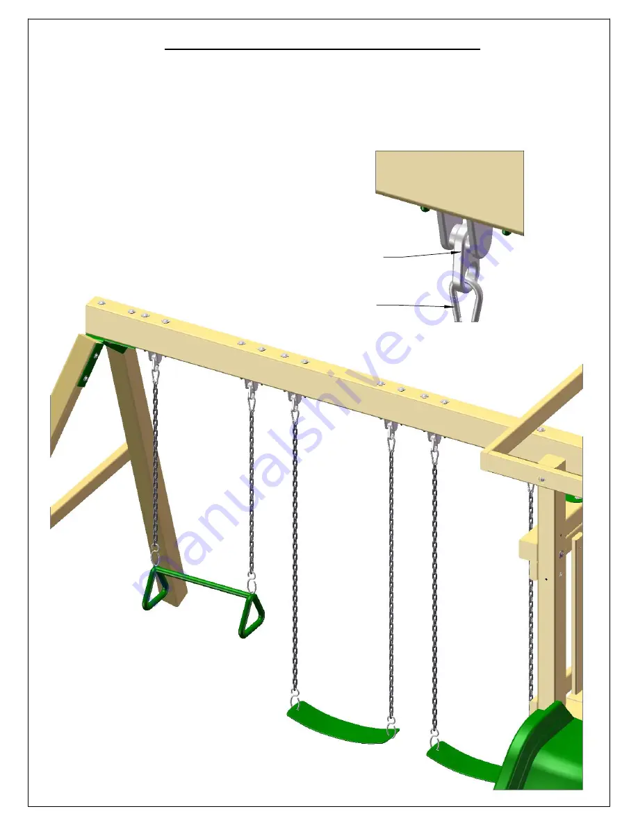 Gorilla Playsets Congo Outing II Assembly Manual Download Page 57