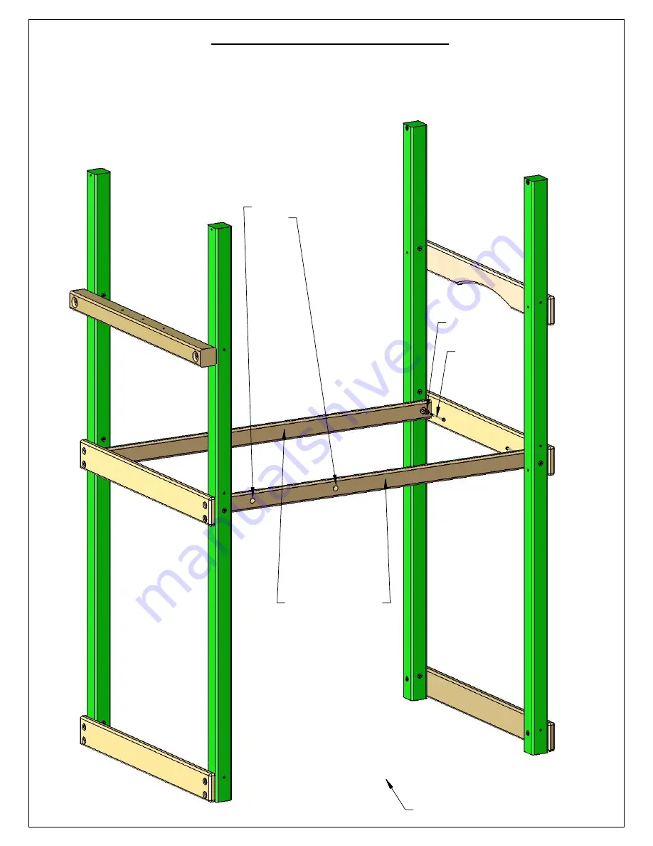 Gorilla Playsets Malibu Pioneer Peak 1500DWR Скачать руководство пользователя страница 55