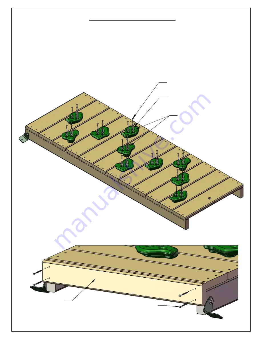 Gorilla Playsets Malibu Pioneer Peak 1500DWR Manual Download Page 68