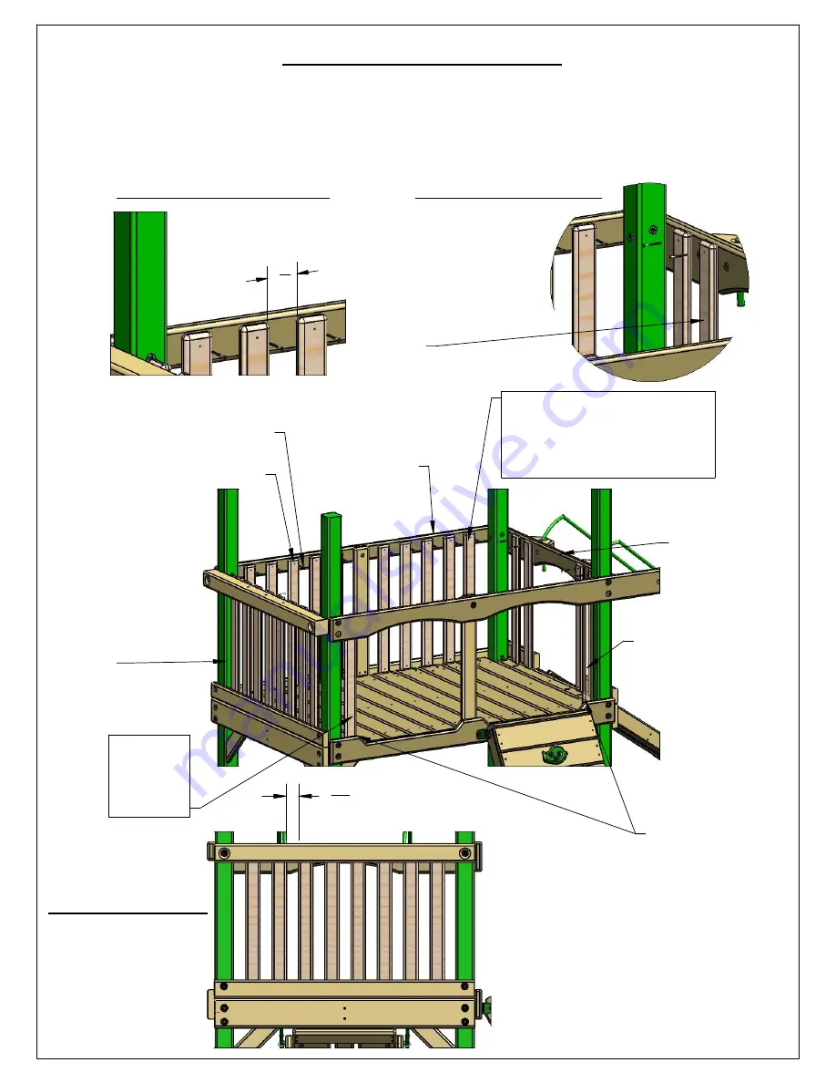 Gorilla Playsets Malibu Pioneer Peak 1500DWR Manual Download Page 82