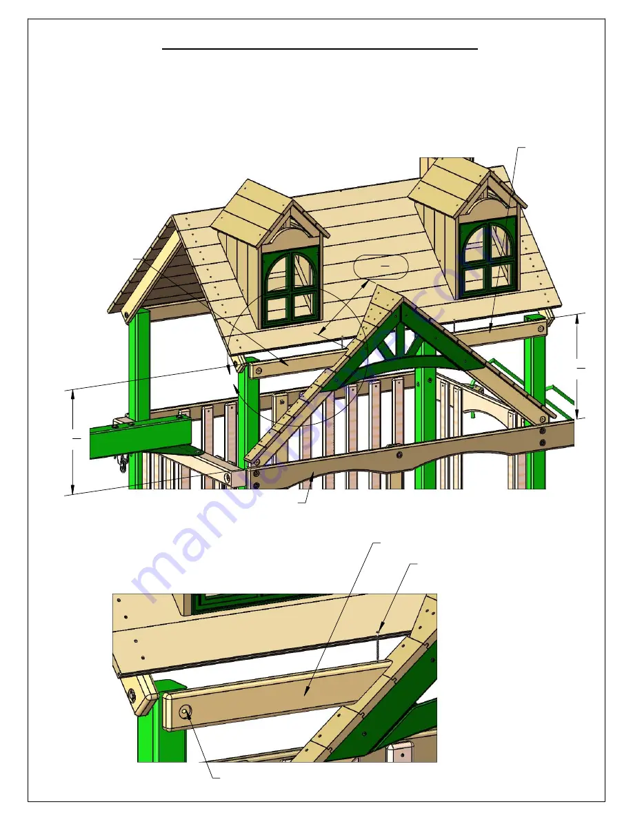 Gorilla Playsets Malibu Pioneer Peak 1500DWR Manual Download Page 99