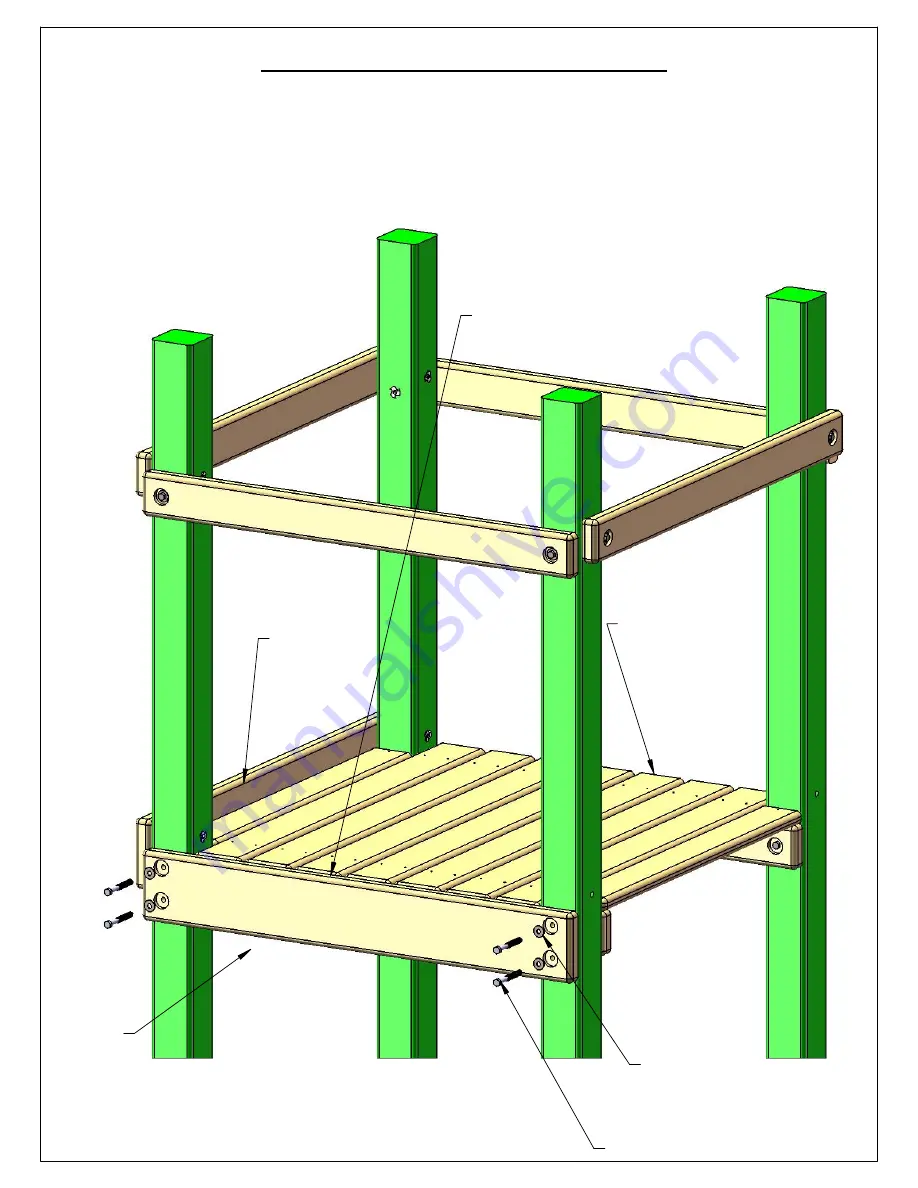 Gorilla Playsets Malibu Pioneer Peak 1500DWR Manual Download Page 134