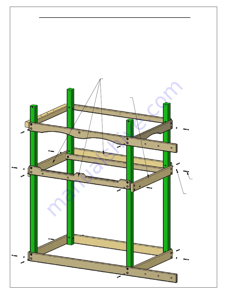 Gorilla Playsets Pioneer Peak 1500DW Скачать руководство пользователя страница 58