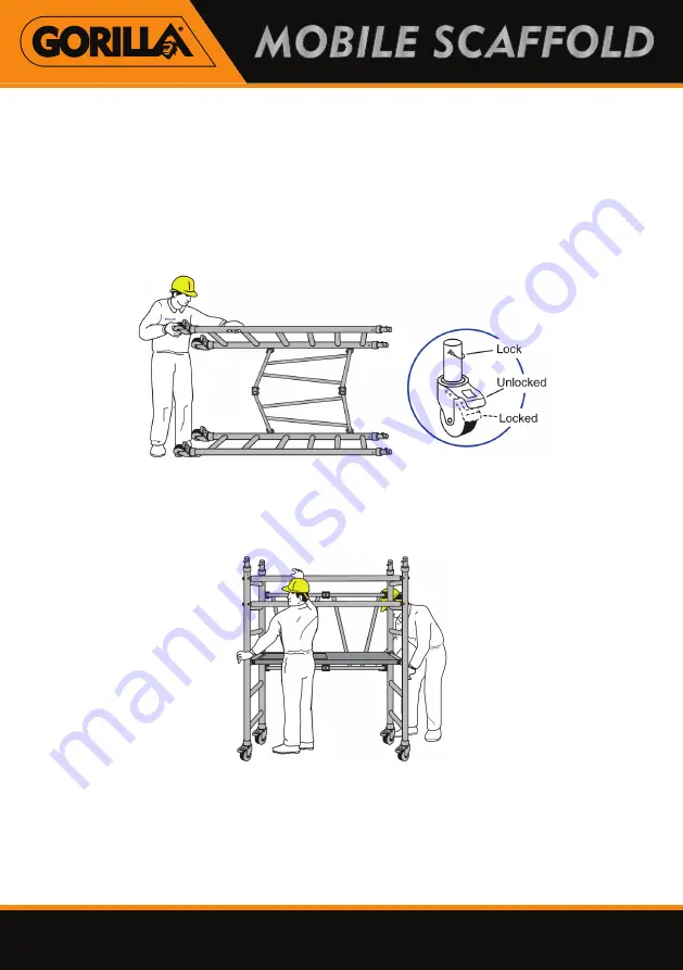 Gorilla MOBILE SCAFFOLD User Manual Download Page 8