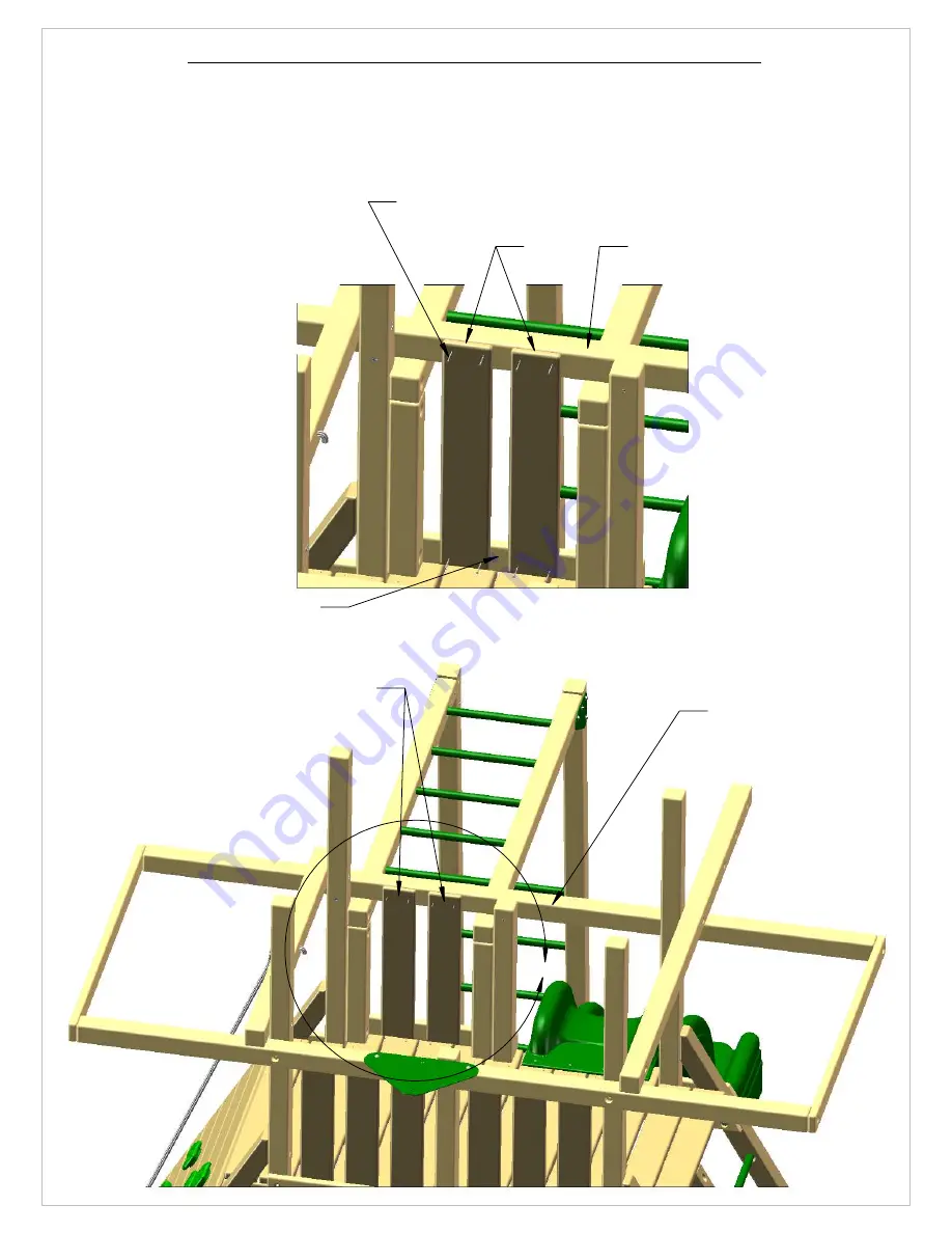 Gorilla Monkey Bar Add On Assembly Manual Download Page 22