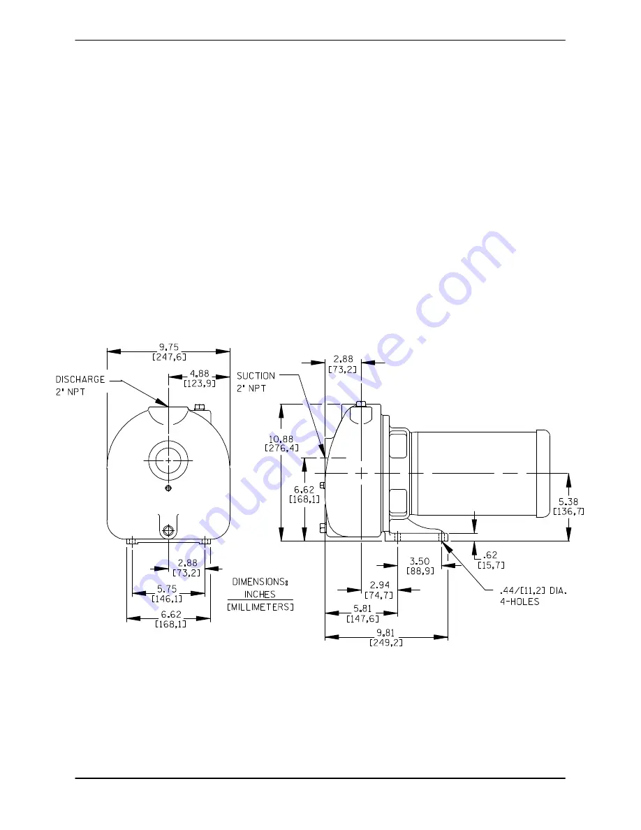 GORMAN-RUPP PUMPS 02K11-X2 1P Installation, Operation, And Maintenance Manual With Parts List Download Page 8