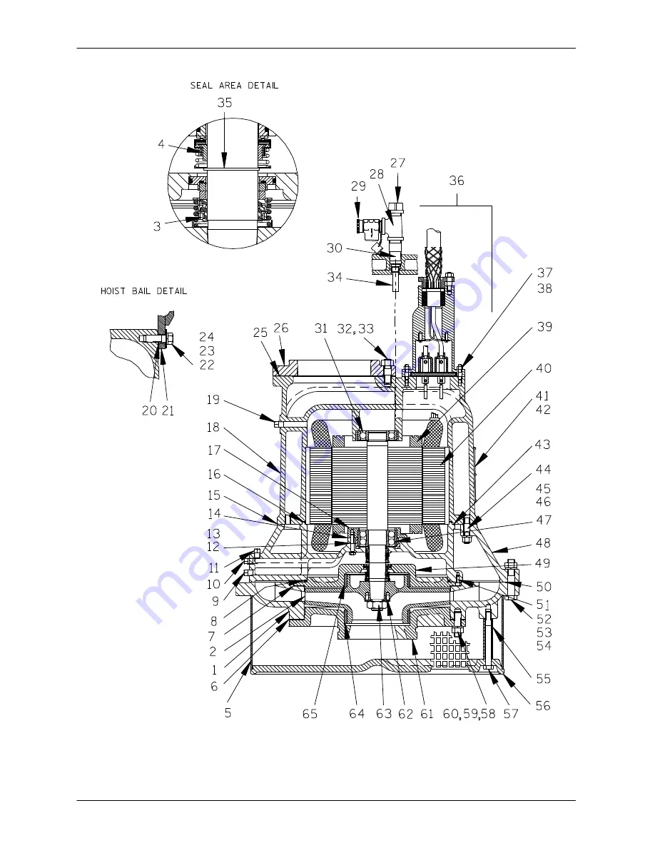 GORMAN-RUPP PUMPS S8B1-E100 460/3 Installation, Operation And Maintenance Manual Download Page 27