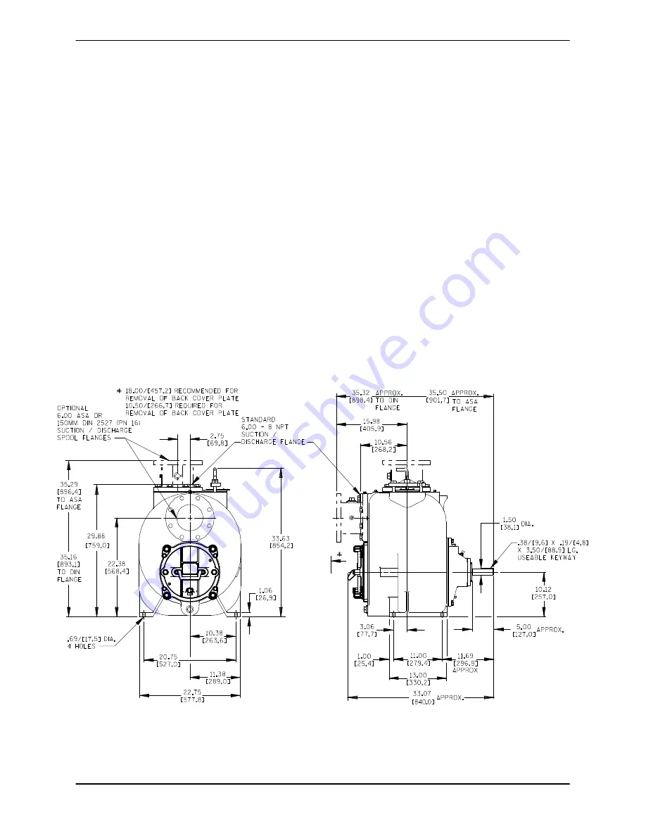 GORMAN-RUPP PUMPS Super T T6B60S-B Installation, Operation And Maintenance Manual Download Page 8