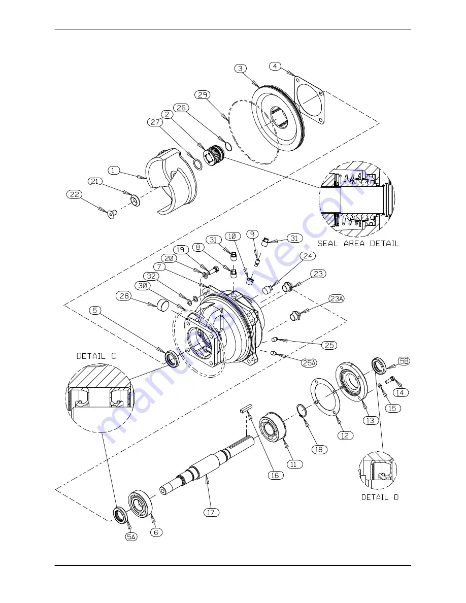 GORMAN-RUPP PUMPS Super T4A71S-B Скачать руководство пользователя страница 27