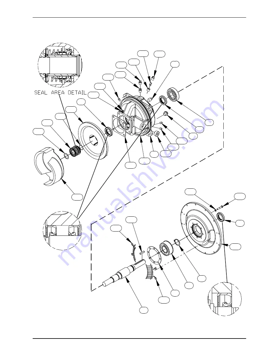 GORMAN-RUPP PUMPS Super T6A60S-ZPP857-ESP Installation, Operation, And Maintenance Manual With Parts List Download Page 34