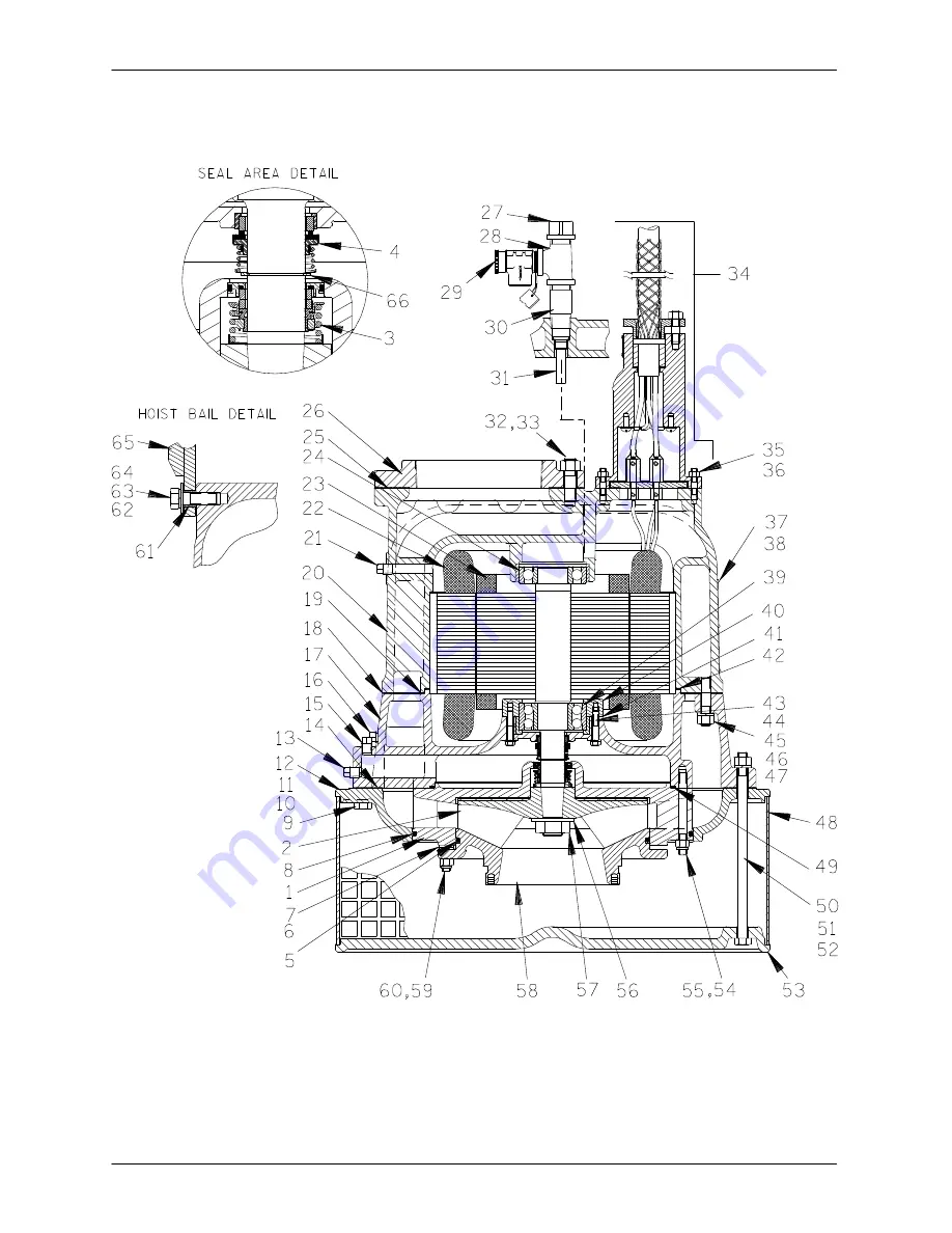 GORMAN-RUPP S6B1-E95 460/3 Installation, Operation, And Maintenance Manual With Parts List Download Page 28