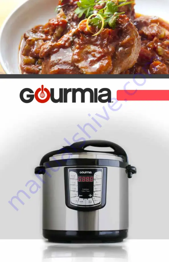 Gourmia GPC1000 Instructions Manual Download Page 1