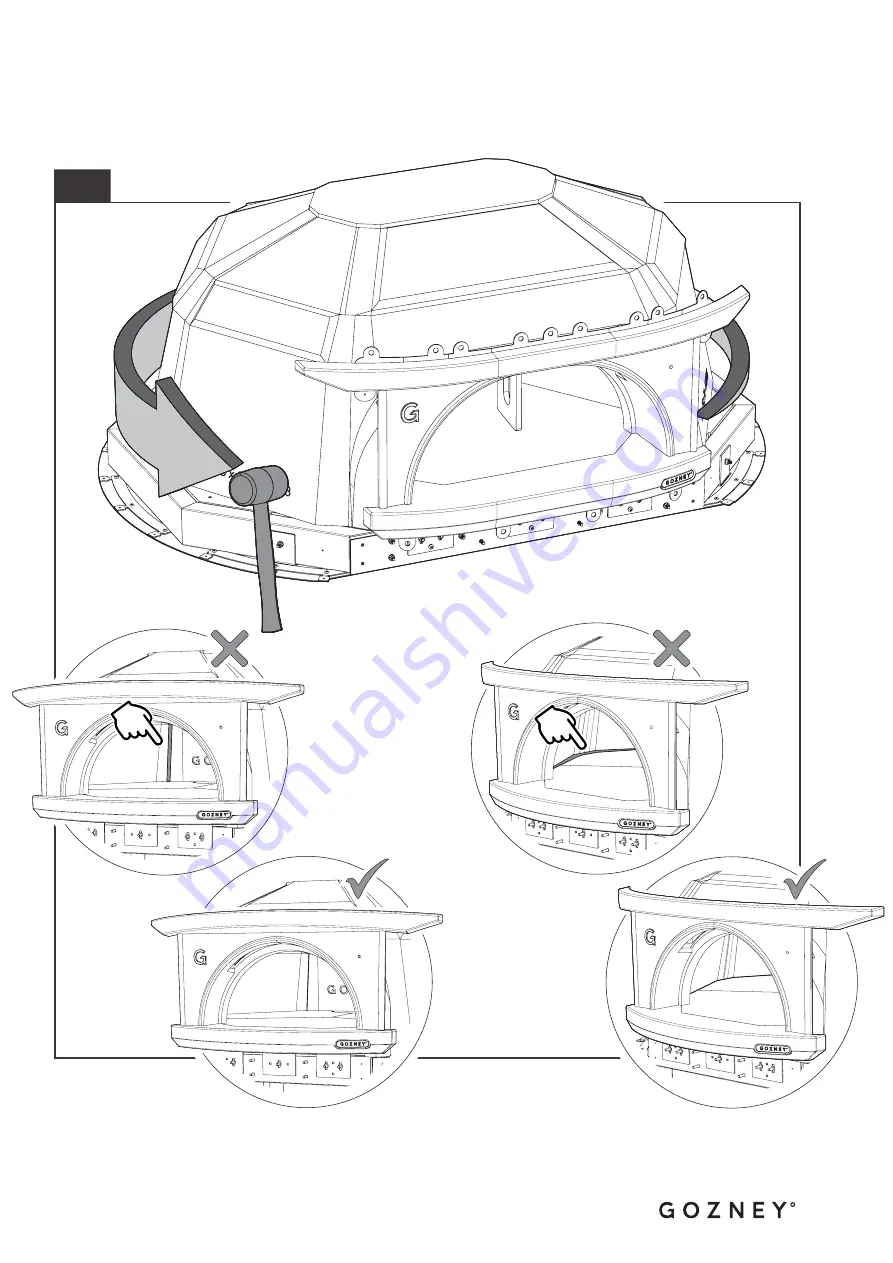 Gozney 100 x 75 Stone Core Installation Manual Download Page 59