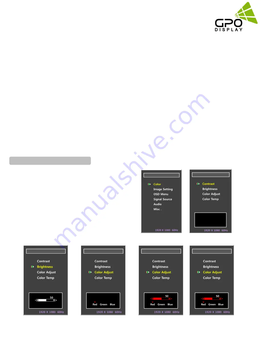 GPO Display InteracTable User Manual Download Page 7