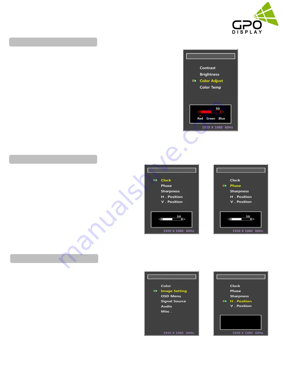 GPO Display InteracTable User Manual Download Page 8