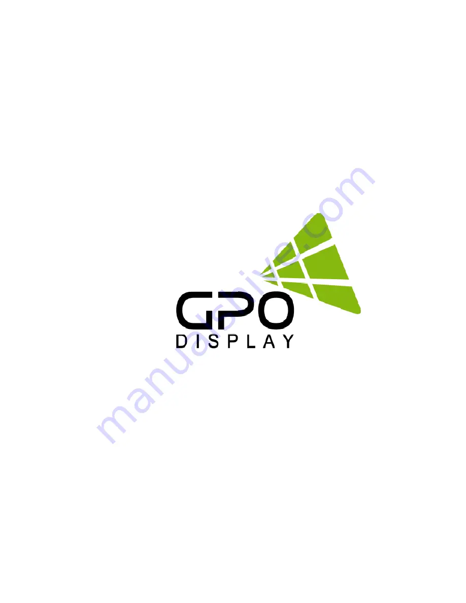 GPO Display InteracTable User Manual Download Page 12