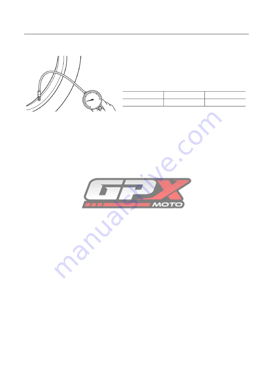 GPX MOTO GPX 450R FSE Owner'S Handbook Manual Download Page 46