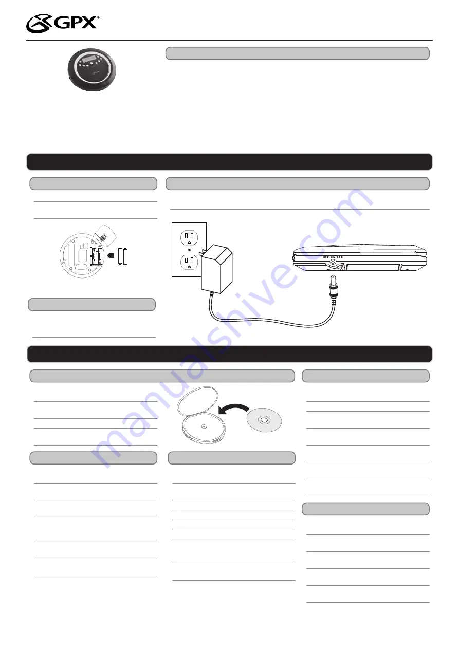 GPX 1400-0529-09 User Manual Download Page 2