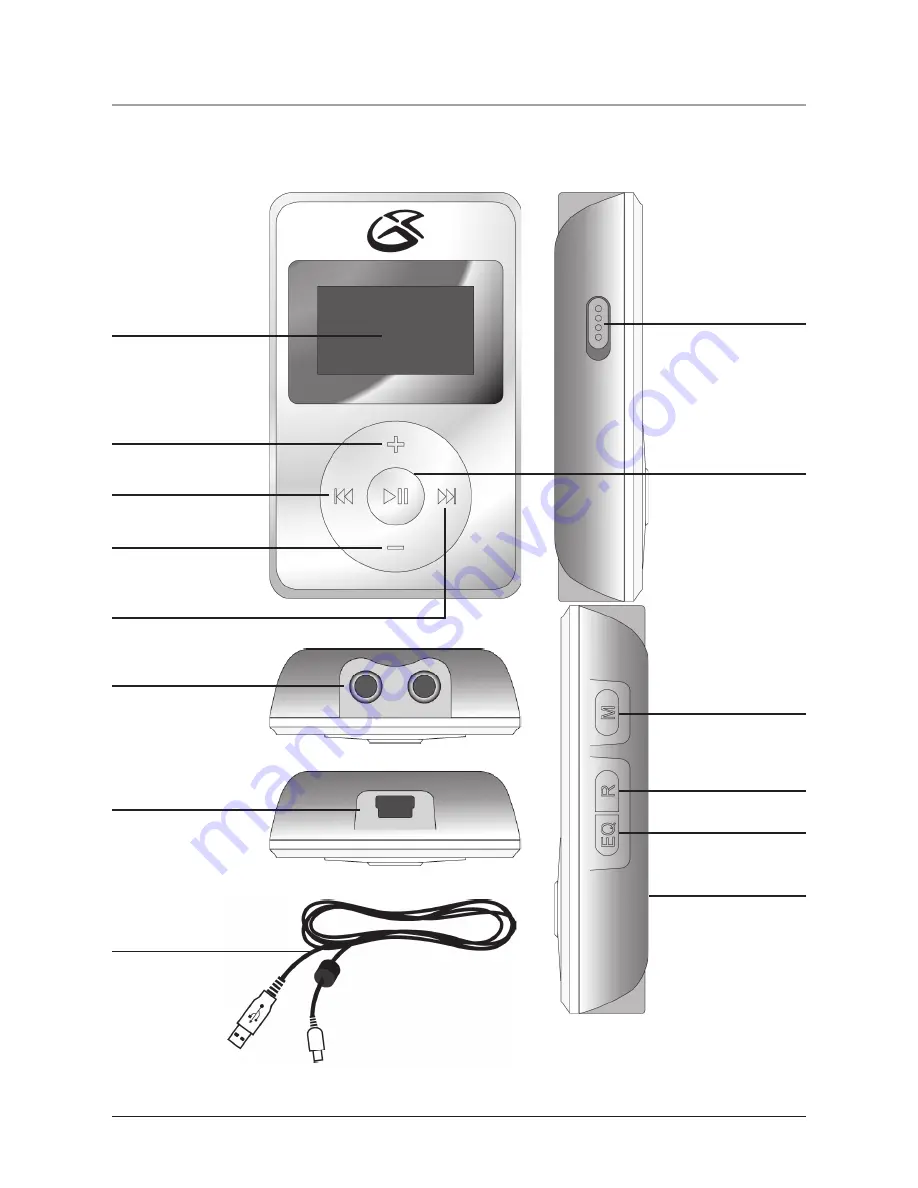 GPX 512MB (Spanish) Manual De Instrucciones Download Page 3