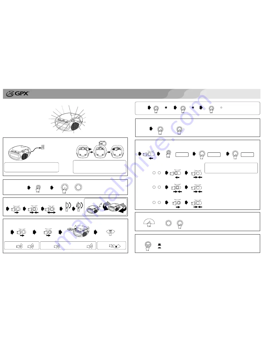 GPX CRCD2806 Скачать руководство пользователя страница 1