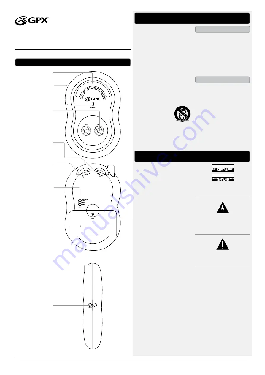 GPX R2825CLR Скачать руководство пользователя страница 1