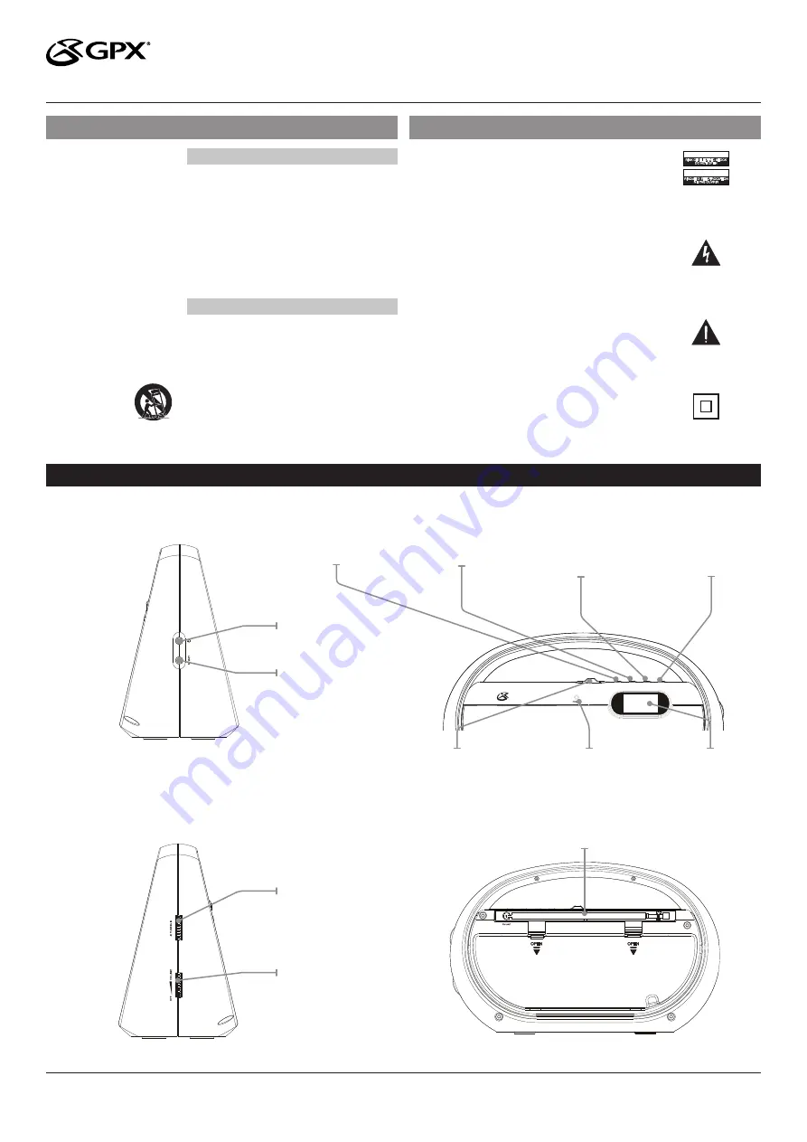 GPX R602B User Manual Download Page 1