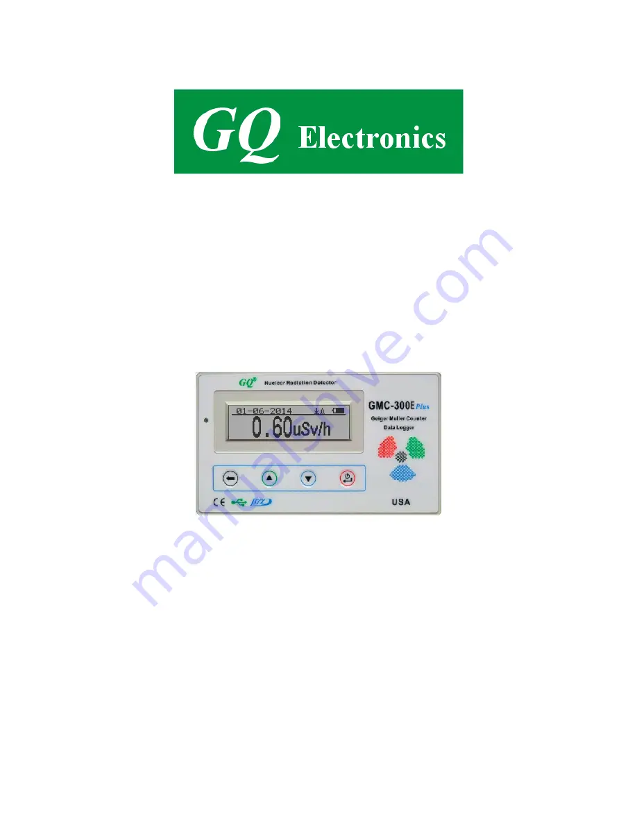 GQ Electronics GMC-300E Plus User Manual Download Page 1