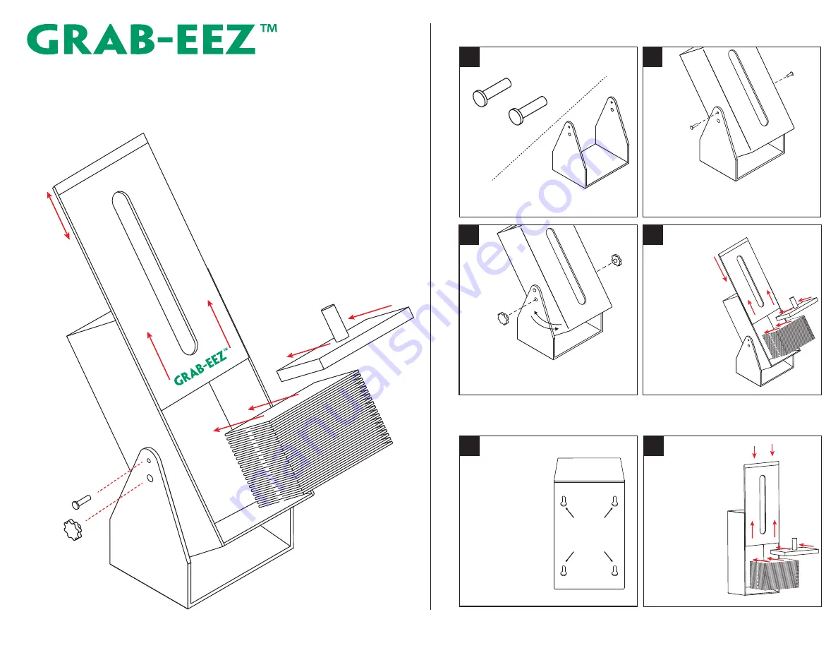 Grab-EEZ GE-DISP-99 Assembly Instructions Download Page 1