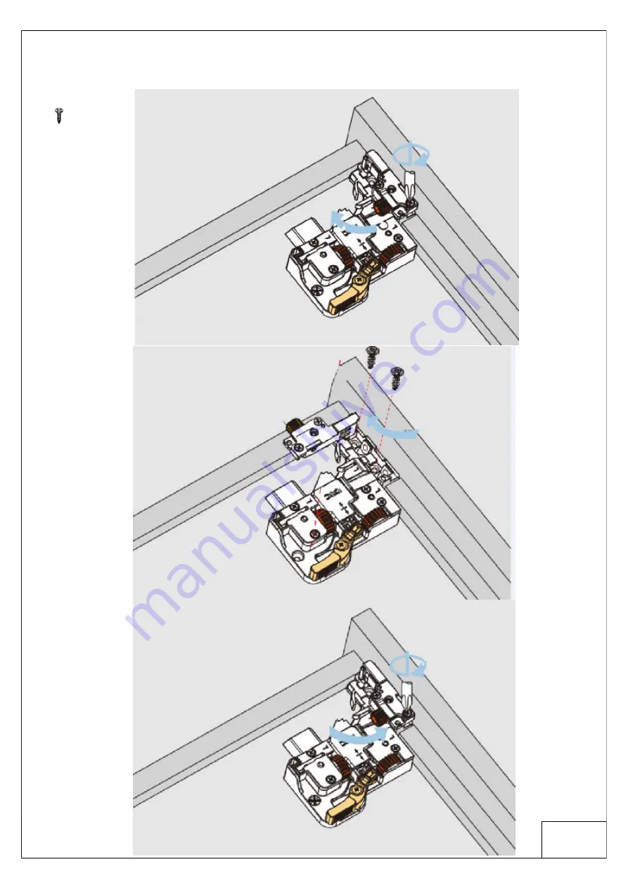 Gracious Home GH3015DR-WH Assembly Instructions Manual Download Page 7