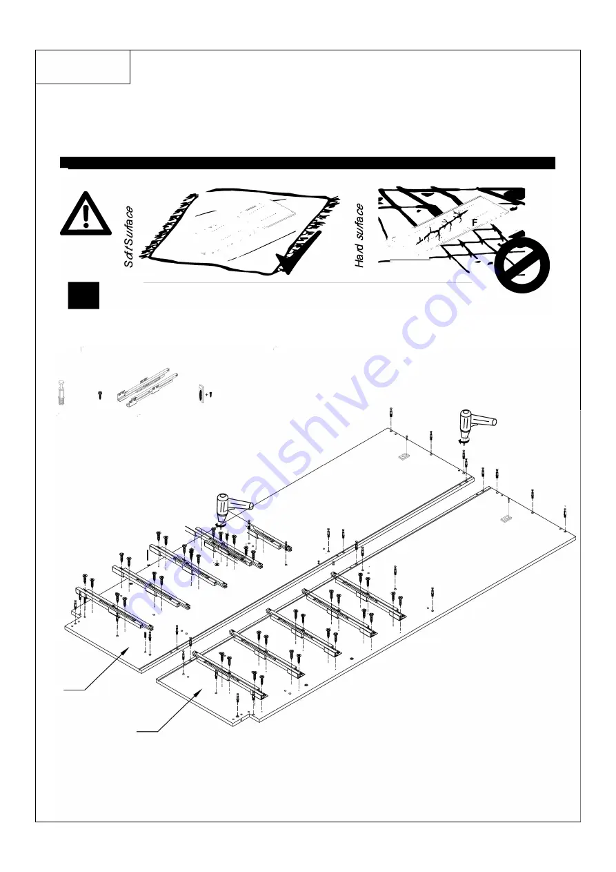 Gracious Home GH3024DR-WH Assembly Instructions Manual Download Page 3