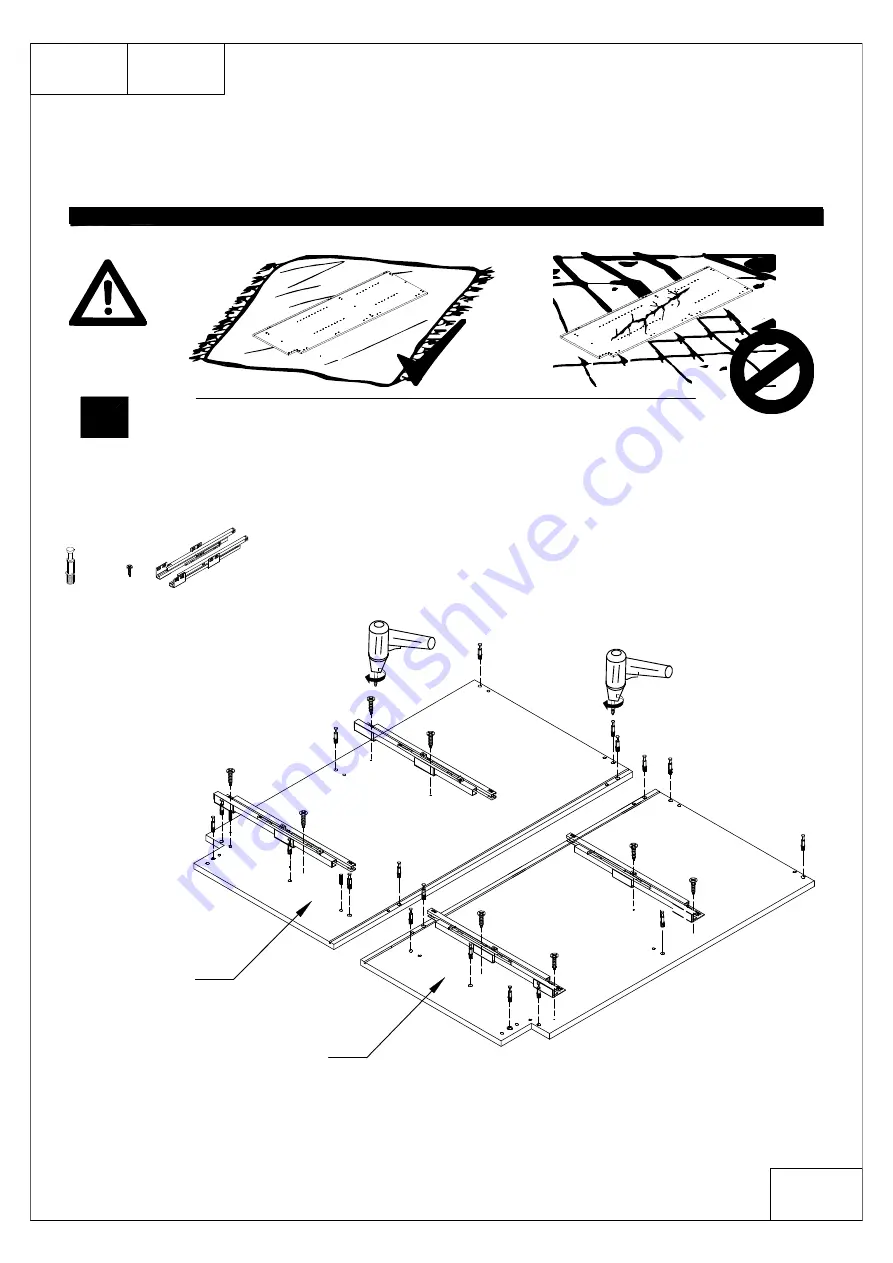 Gracious Home GHDC215WH Assembly Instructions Manual Download Page 3