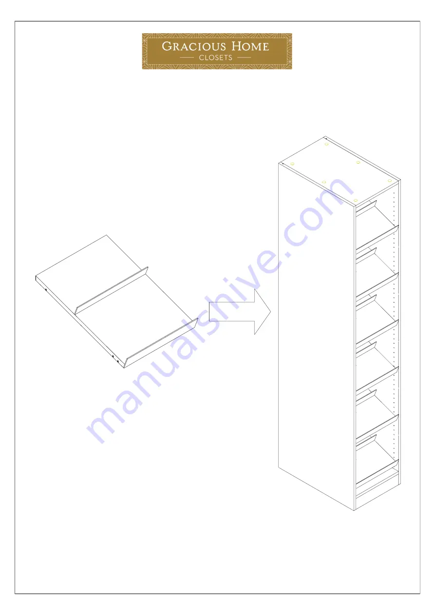 Gracious Home GHWHShoeRack Assembly Instructions Download Page 1