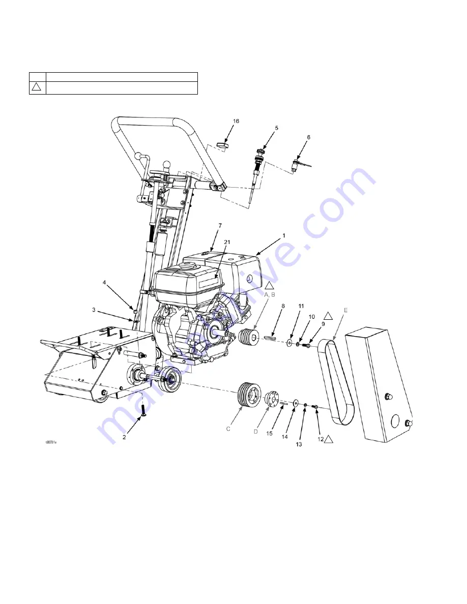 Graco GrindLazer 25M842 Operation - Repair - Parts Download Page 58