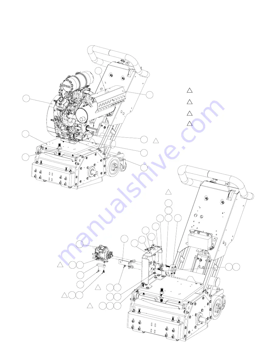 Graco GrindLazer 25P474 Operation - Repair - Parts Download Page 44