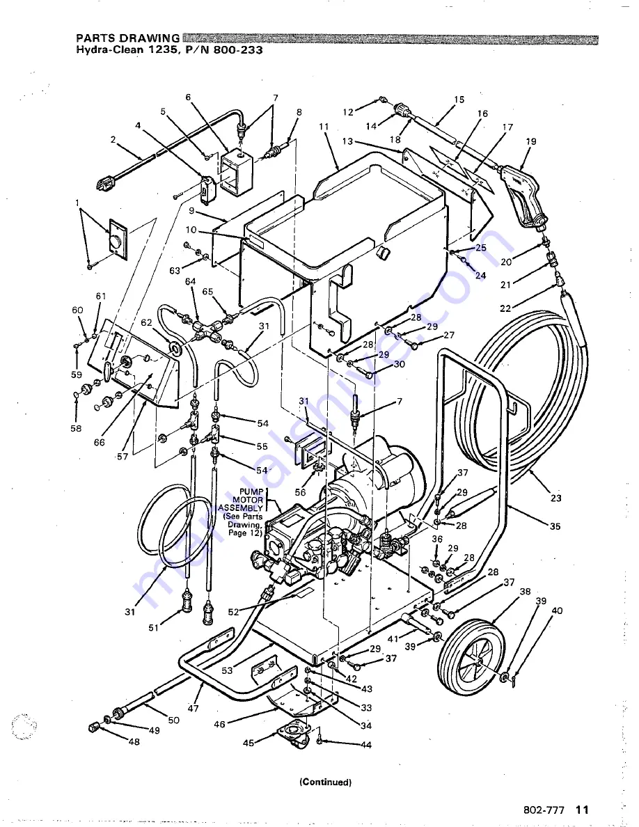 Graco Hydra-Clean 1235 Instructions- Instructions-Parts List Manual Download Page 11