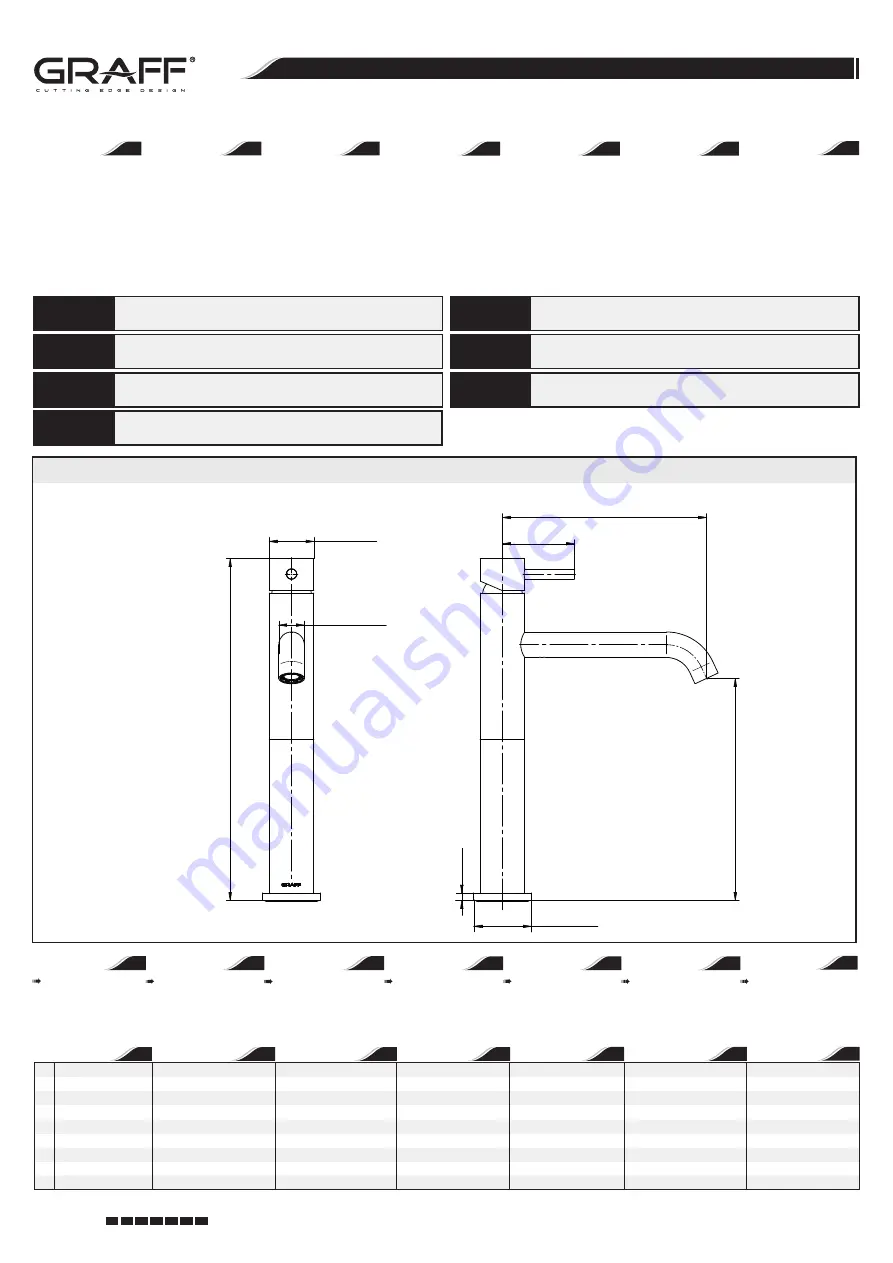 Graff 5306300 Instructions For Assembly And Use Download Page 1