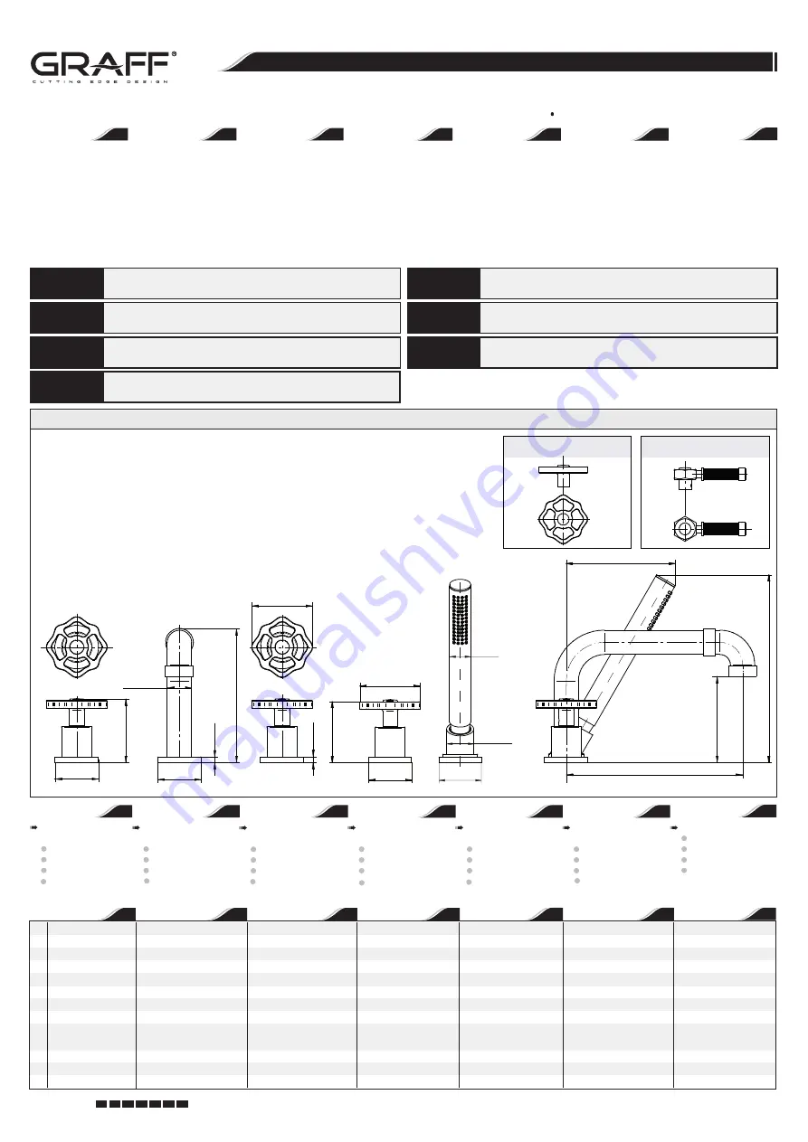 Graff 5373300 Instructions For Assembly And Use Download Page 1