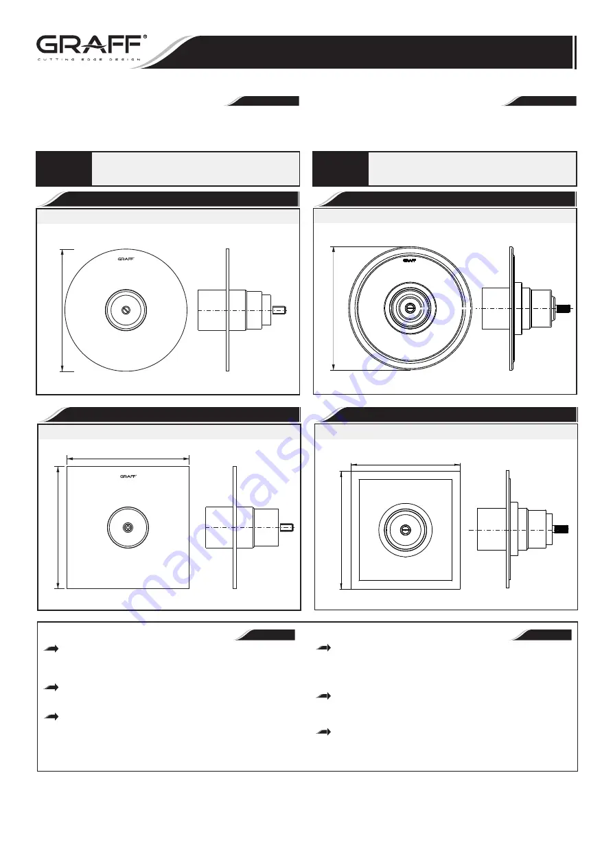 Graff 7030 Installation Instructions Manual Download Page 1