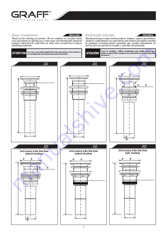 Graff 9310 Installation Instructions Manual Download Page 1