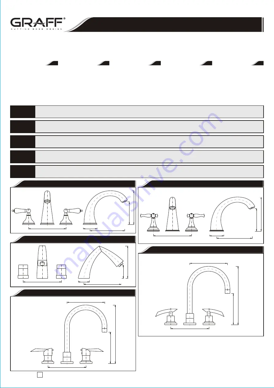 Graff ATRIA Instructions For Assembly And Use Download Page 1