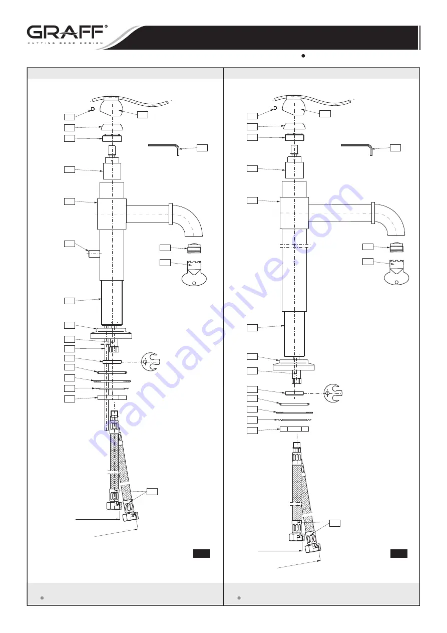 Graff BALI 2101 Series Installation Instructions Download Page 2