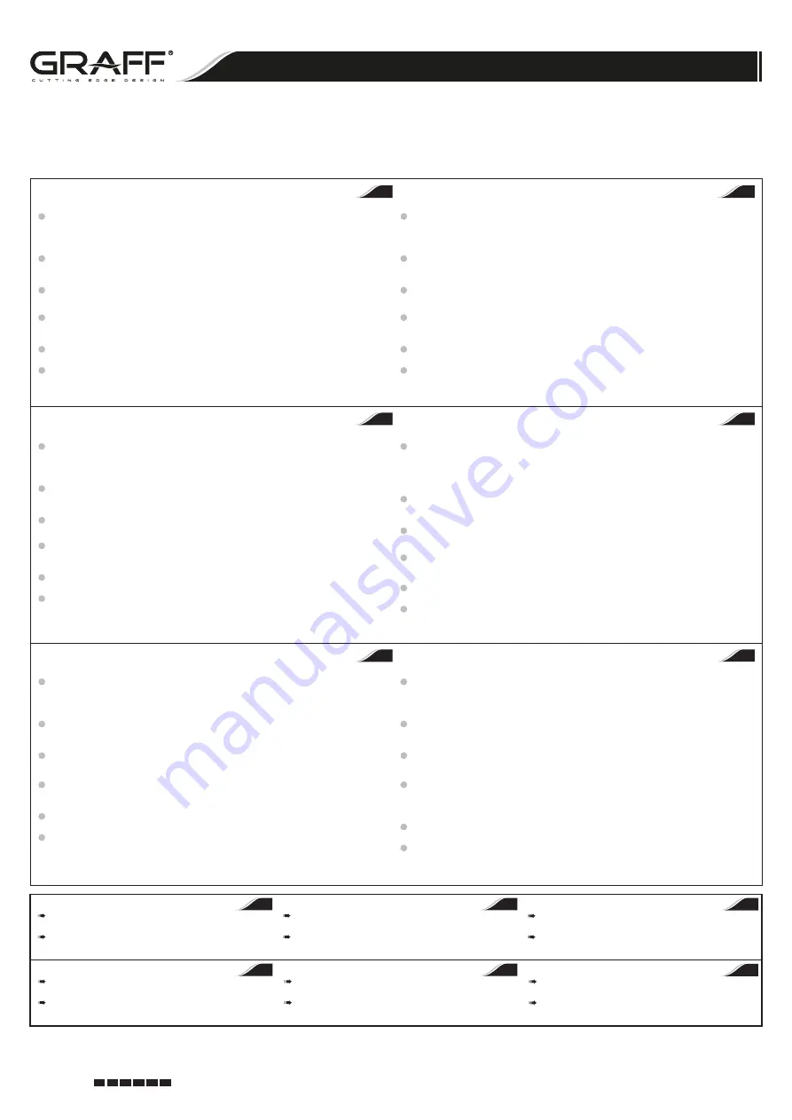 Graff EX-3785 Instructions For Assembly And Use Download Page 6