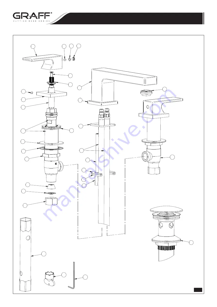 Graff G-11210-LM55B Installation Instructions Manual Download Page 2