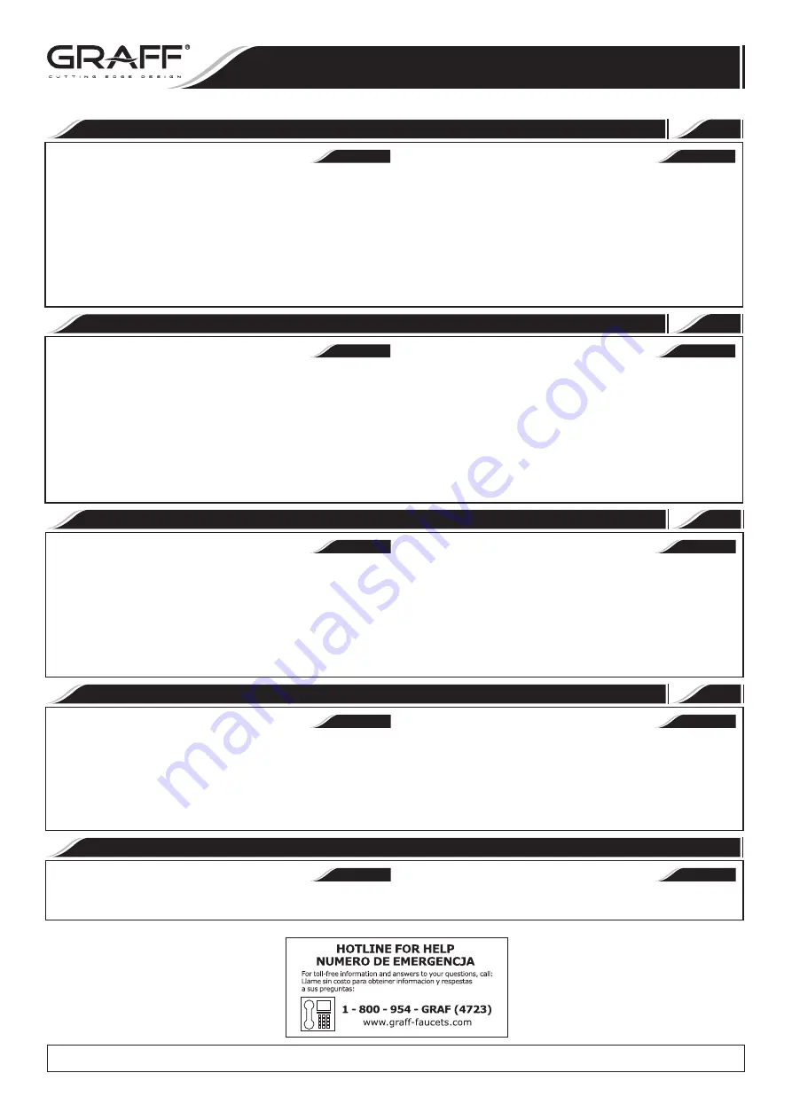 Graff G-11210-LM55B Installation Instructions Manual Download Page 6