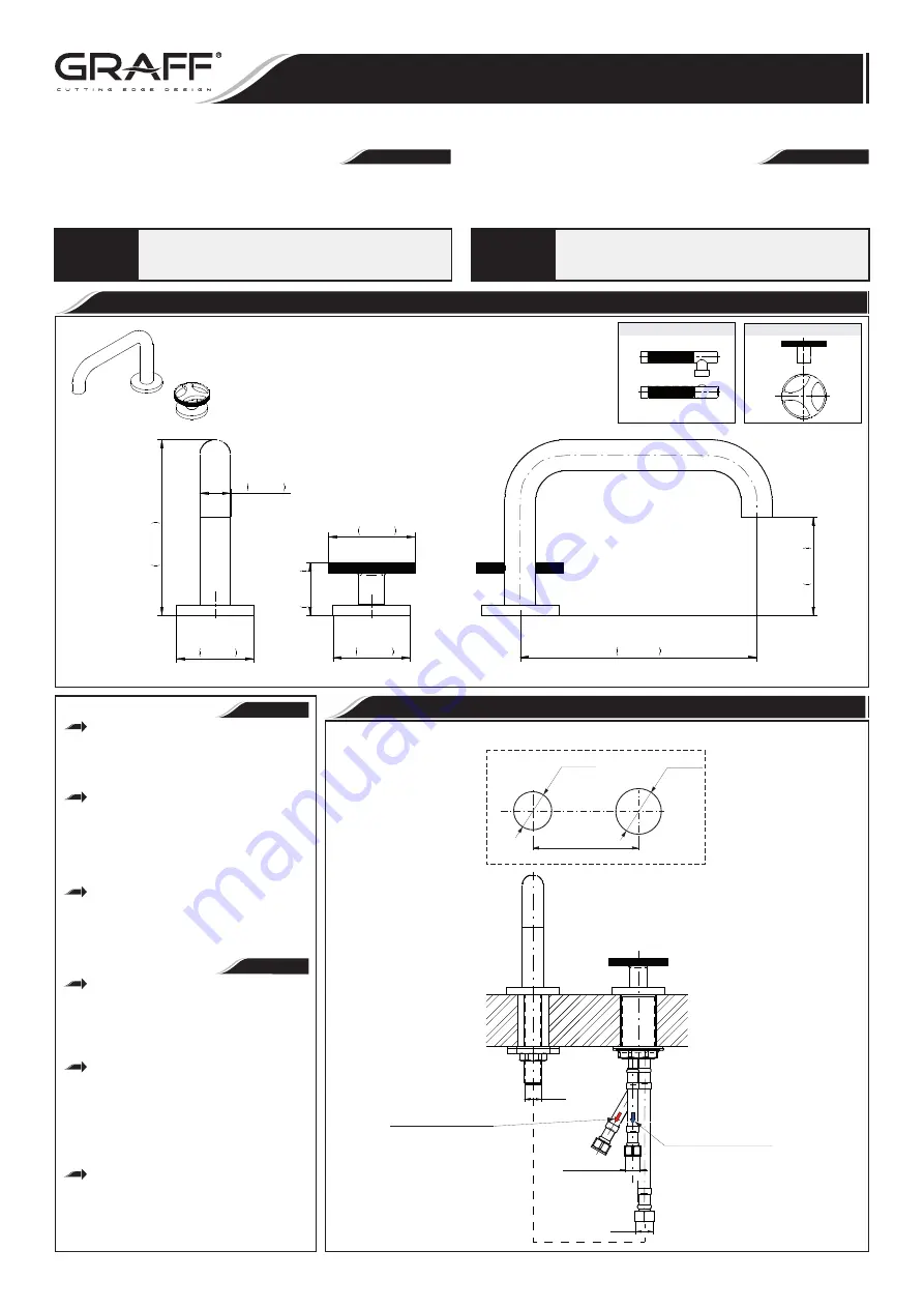 Graff G-11420 Series Installation Instructions Manual Download Page 1