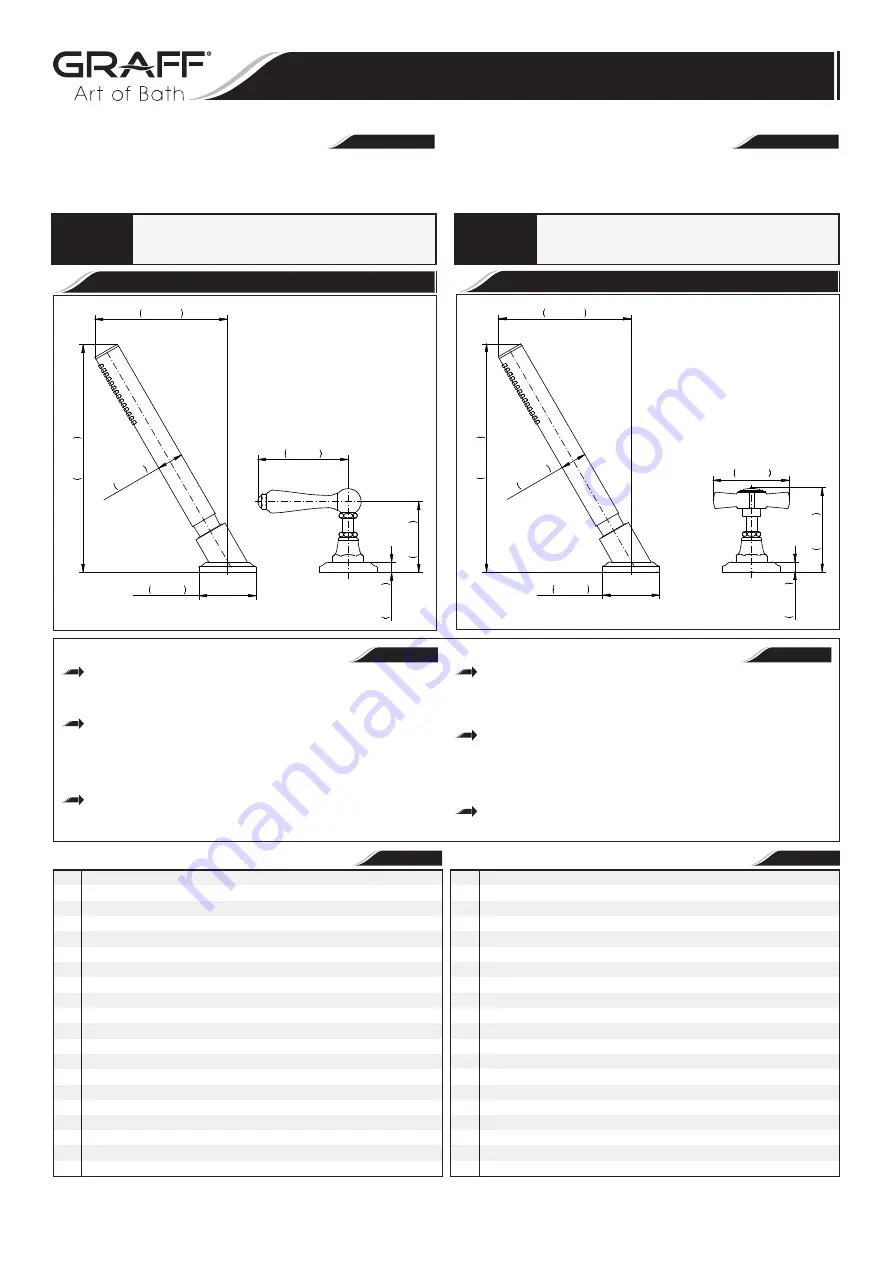 Graff G-6951-C16B Installation Instructions Manual Download Page 1