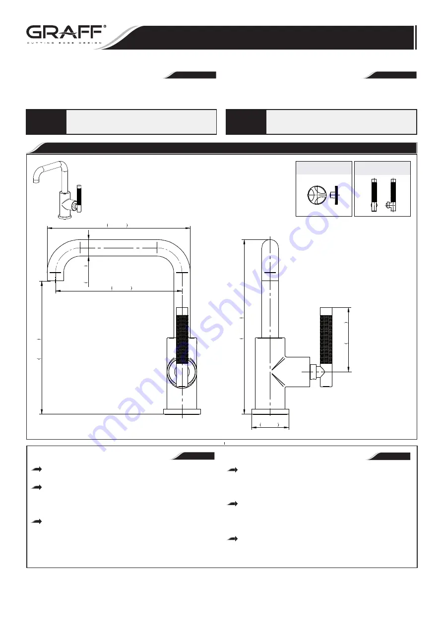 Graff GN-11400 Series Installation Instructions Download Page 1