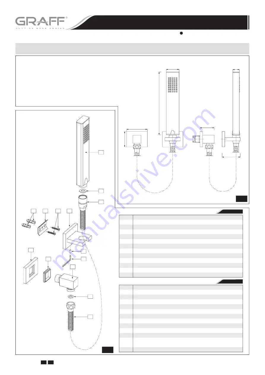 Graff ME25 2329500 Installation Instructions Download Page 1